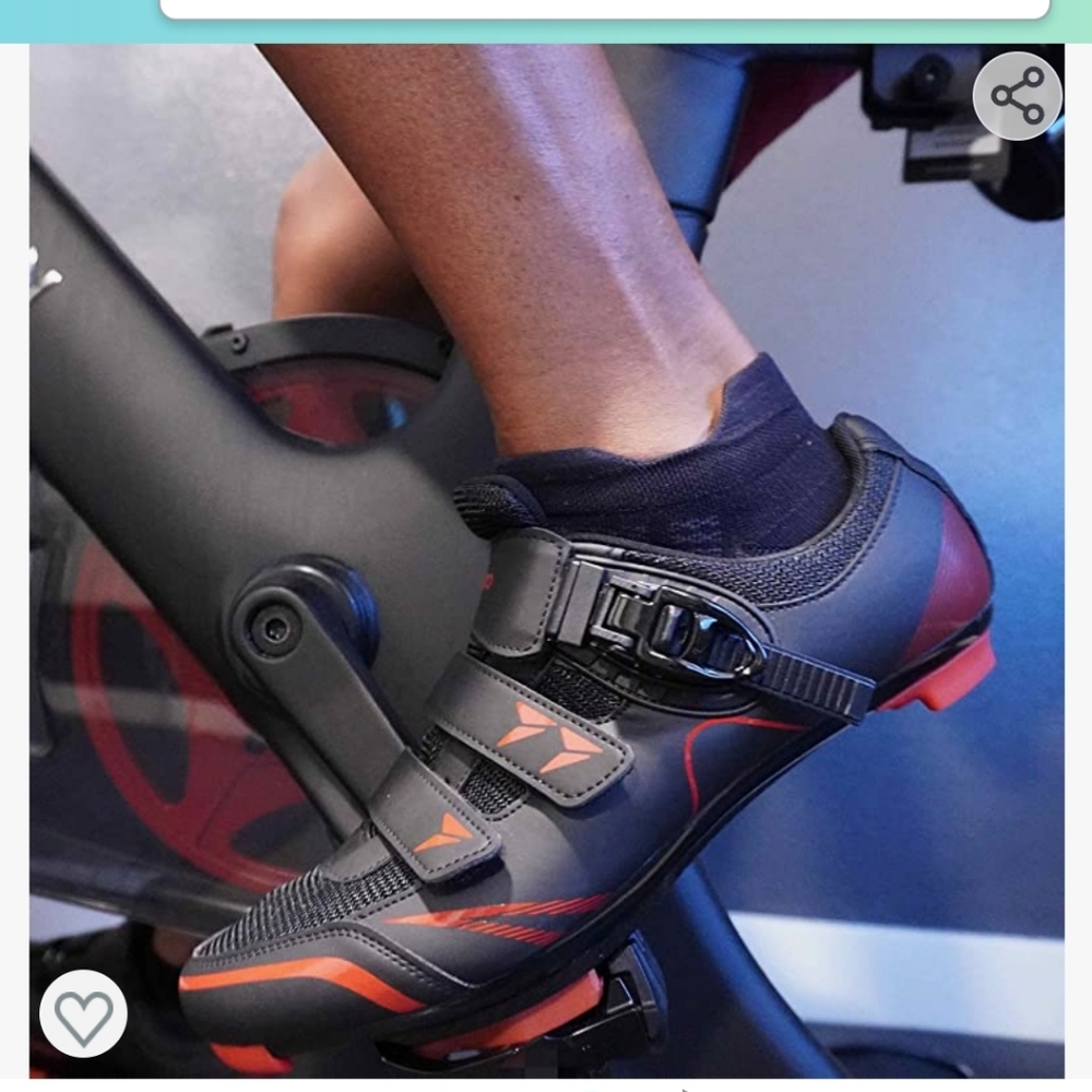 Kescoo Cycling Shoes Unisex Indoor Or Road Bike Shoes US Women’s 8 US Men’s 6